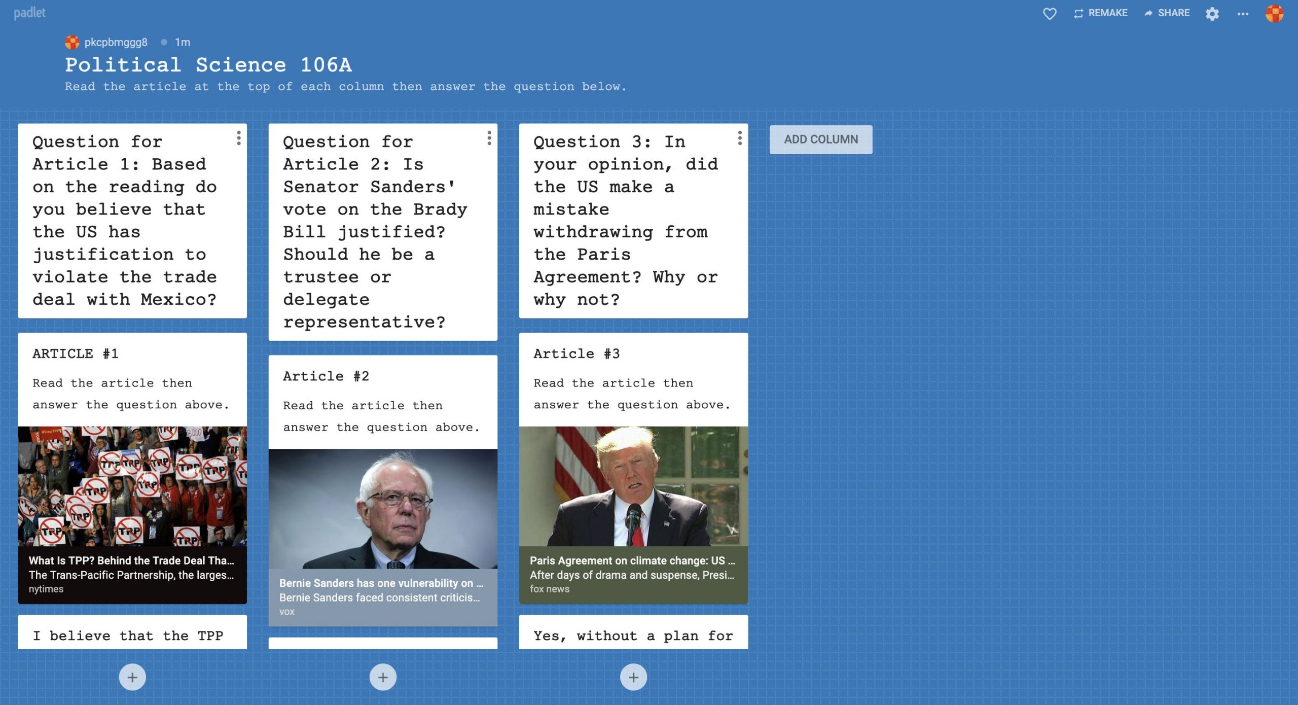 How to utilize Padlet, a customizable bulletin board - IT Teaching ...
