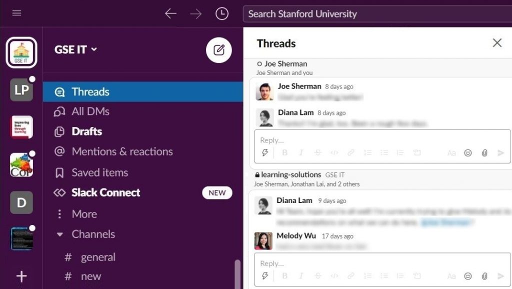 Keep your conversations organized with chat threads!